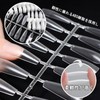 Town Wave Nail Tips, Ultra Thin, Set of 240, Transparent