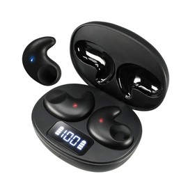 Sleeping Phone, Wireless Earphones, Bluetooth 5.4, Day and Night Earphones, Painless, Stylish, Android Bluetooth Earphones, Automatic Pairing, Long Playback (Black)