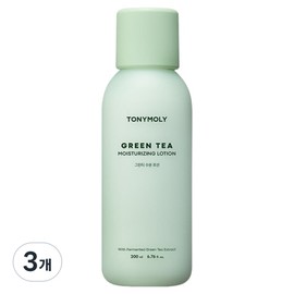 Tony Moly Green Tea Moisture Lotion, 3, 200ml / 토니모리 그린티 수분 로션, 3개, 200ml
