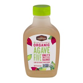 Madhava edulcorantes naturales orgánicos agave cinco néctar, 16 onzas