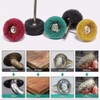 80 Pieces Abrasive Wheels, 1" (25mm) Abrasive Buffing Polishing Wheels