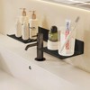 LJHFUQHUHU Faucet Organizer Shelf for Kitchen and Bathroom，Aluminum Shower Caddy