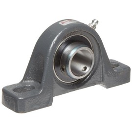Browning VPS-226 Pillow Block Ball Bearing, 2 Bolt, Setscrew Lock, Contact and Flinger Seal, Cast Iron, Inch, 1-5/8" Bore, 2-1/8" Base To Center Height