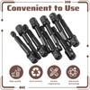 Afcabakila 25 Pcs Impact Adapter, 1/4 to 3/8 Impact Adapter