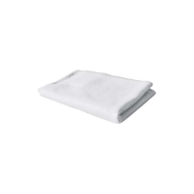 EXNER Polar Fleece Blanket 130 x 160 cm White