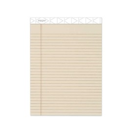 TOPS 63130 Prism Plus Colored Legal Pads, 8 1/2 x 11 3/4, Ivory, 50 Sheets, Dozen