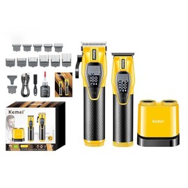 KEMEI 8561 Cordless Hair Clippers for Men Professional,Hair Trimmer,Mens Barber Clippers and Trimmers Set,Electric Hair Cutting Kit,Clipper for Barbers,Rechargeable Haircut Tools