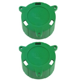 EMSea Pack of 2 13-Pin Trailer Plug Protector Positioning Cover Plastic Storage Socket Dust Cover Suitable for 13-Pin Trailers and Motorhomes Green
