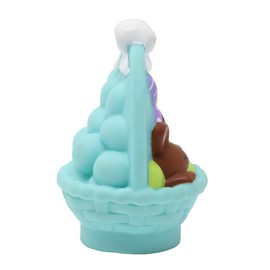 Replacement Part for Fisher-Price Little People Collectible Easter Dollhouse Playset P8224 - Replacement Blue Easter Basket with Brown Bunny and Purple and Green Eggs