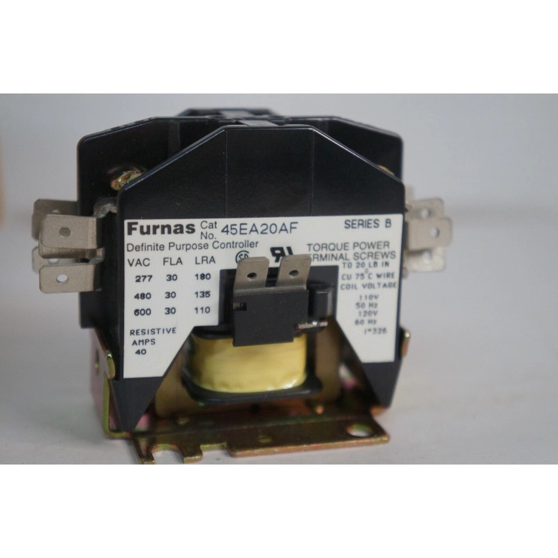 Furnas Definite Purpose Magnetic Contactor 45EA20AF 120V series B
