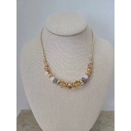 PAPARAZZI JEWELRY Necklace And Earring Set NWT Gold Tone With Multicolor Beads