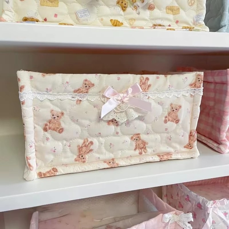 Snblzhef 1PC Square Fabric Storage Basket Cute Fabric Storage BOX