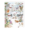 Tracks Traditional Wildlife Garden Advent Calendar - 24 Doors Christmas