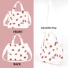 UERRUAM Corduroy Tote Bag for Women Work Crossbody Purse for