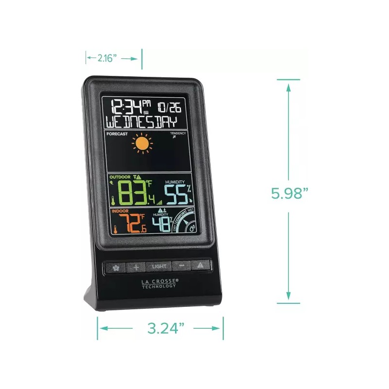 La Crosse Technology 라크로스 테크놀로지 308-1415C 디지털 멀티 컬러 무선