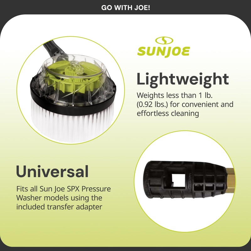 Sun Joe SPX-RB1 Rotary Wash Brush Kit For SPX Series