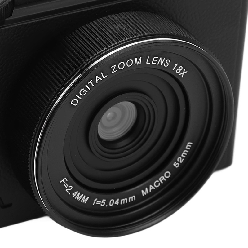 UHD 4K 64MP Digital Camera, Portable Retro Digital Camera with