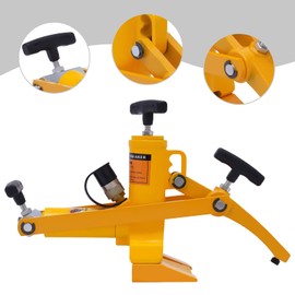 MuChaIOAK Bead Breaker, Heavy Duty Tire Changer Tractor Truck Hydraulic Bead Breaker for Truck Farm Tractor Garder with Hydraulic Metal Foot Pump and Air Hose 10000PSI