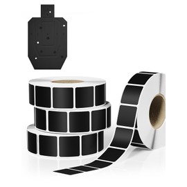 6000 PCS 1-Inch Black Target Stickers and Pasters for Shooting Practice, Adhesive Markers for Shooting Range Targets