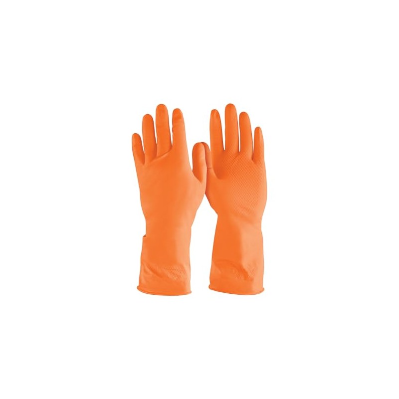Truper GU-312, Guantes de látex para limpieza, medianos
