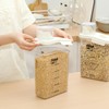 Blushtier 4 PCS Cereal Containers Storage 2.8L Airtight Large Dry