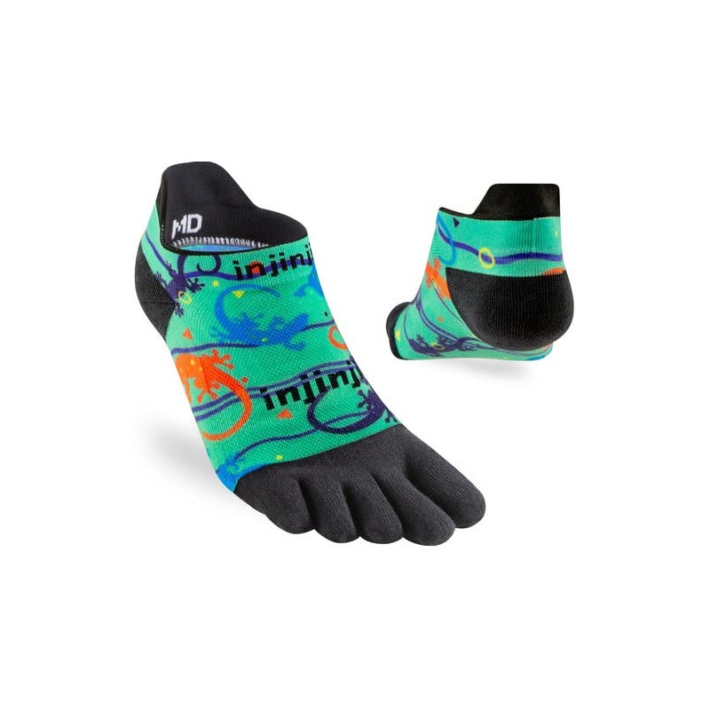 Injinji Spectrum Run Lightweight NO-Show Retro S
