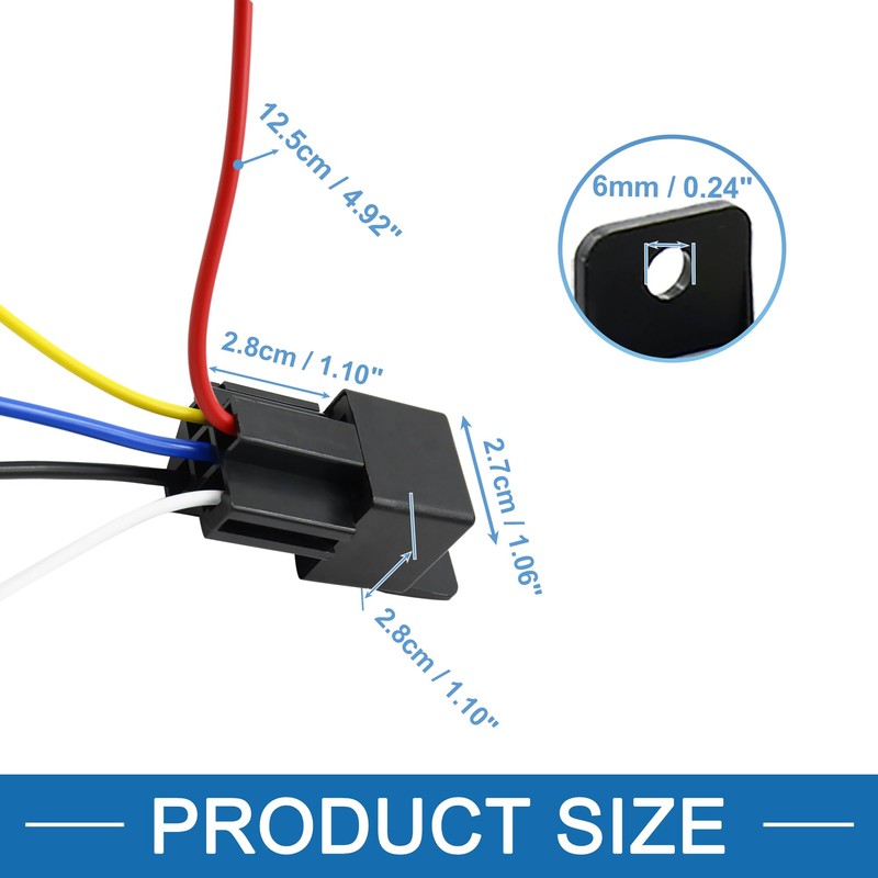 A ABSOPRO JD-2912 5 Pin DC 48V 40A Motor Fuse