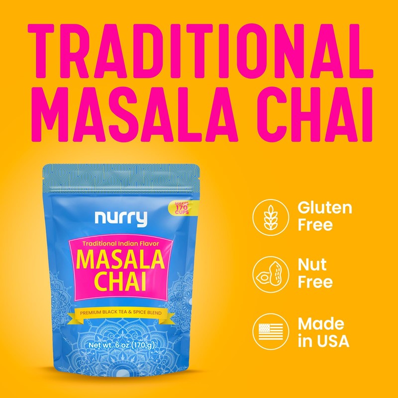 Traditional Masala Chai – Makes 170 Cups – 6 oz