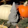Garden Gnome with Bucket: Solid Durable Stone Statue with Vintage
