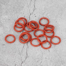 Mrisata Auto Tube Damper Silicone Rings 20pcs Tube Damper Silicone Rings Fit for 12ax7 12au7 12at7 12bh7 El84