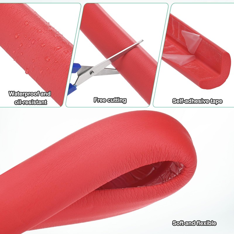 M METERXITY 4-Pack Corner Guards Edge Protectors, 6.5 Ft/2m Soft