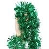 DIYASY 6M Green Christmas Chunky Tinsel Garland Decorations for Christmas