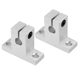 sourcing map Shaft Support Linear Motion Slide Rail Guide Blocks for CNC 3D Printer (Pack of 2) SK8