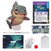 CRYSTAL ART Shark Wildlife Buddies Kit Craft Buddy