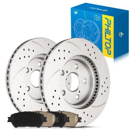 PHILTOP Front Brake Pads and Rotors kit Fit for Toyota 2004-2010 Sienna, Toyota 2005-2007 Avalon, Toyota 2004-2008 Solara, 11” Front Brakes Rotors Automotive Replacement Brake kits