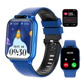 Kids Smart Watch with Fitness Tracker, Waterproof, Heart Rate/Sleep Monitor, Sport Mode, Camera, Video, Recorder, Music, DIY Wallpaper, Game, SOS Button, NO APP/Phone, Gifts for Boy Girl 4-13 Year Old