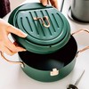 Japanese Tempura Nonstick Deep Fryer Pot with Thermometer, 4.3L/11in