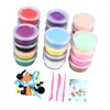 24 Colors Soft Clay Set Innovative Fun DIY Soft Light