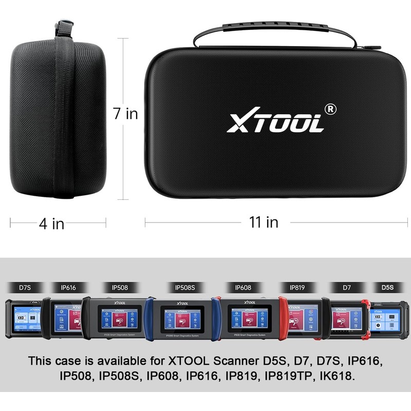 XTOOL Carrying Case for OBD2 Scanner Diagnostic Tool, Waterproof Car