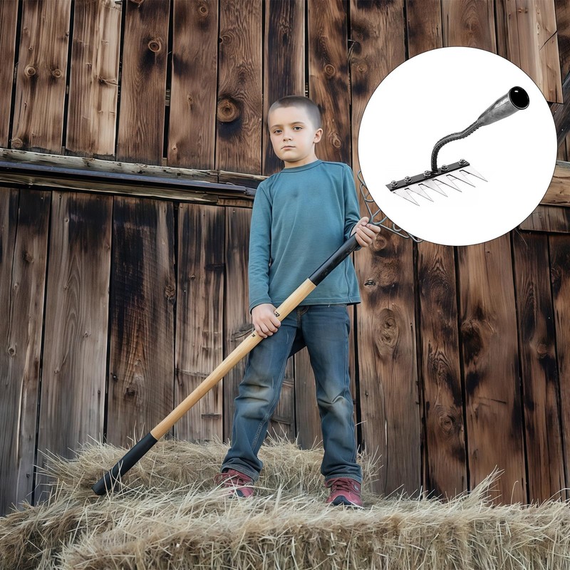 Heavy Duty Rake, Landscaping Rake, Suitable for horticulturists and friends
