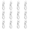 CooBigo 12 Sets Small Carabiner Clip Metal Spring Snap Hooks