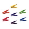 trendfinding 70 rainbow clothes pegs colourful with stainless steel springs