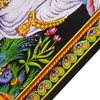 Lord Krishna Indian Decor Cotton Tapestry Poster Size Black Wandbehang