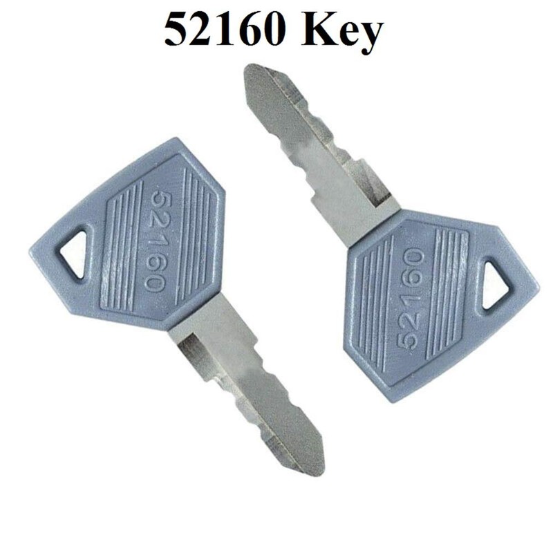 BAQI 6pcs Replacement Excavator 52160 Ignition Keys Starter Switches for