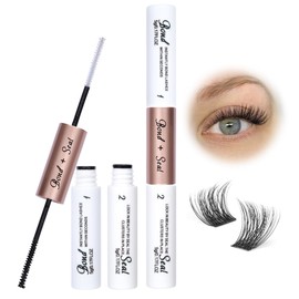 Lash Bond and Seal Eyelash Glue Strong Hold Lash Glue and Sealant Waterproof Long Lasting Eyelash Bond for DIY Eyelash Extensions