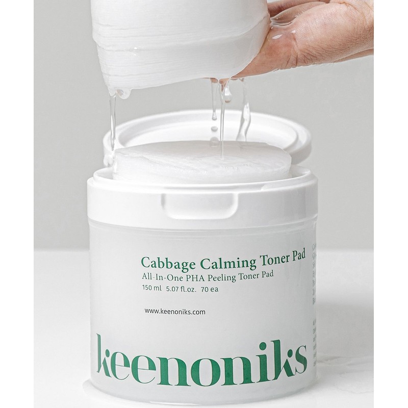 Kinonix Kynonics Cabbage Calming Toner Pads (70 sheets)