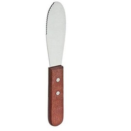 Great Credentials Wide Stainless Steel Spreader Kitchen Knives for Sandwiches Butter Cheese