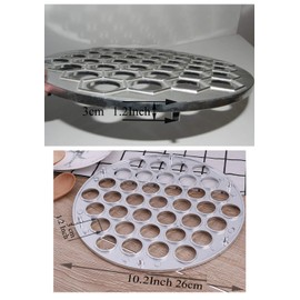 Russian Pelmeni Maker,Ravioli Maker Machine,Dumplings Mold, Russian Dumplings Maker,Pelmeni Metal Mold - Meat Dumplings - Saves The Dumpling Makers a lot of Time and Bring Great Family Fun,Must-Have Item in All Kitchens.