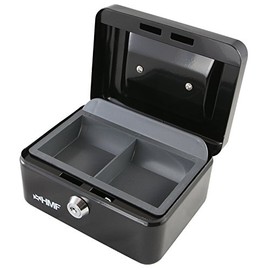 Cash Box 150 x 110 x 75 mm Black