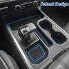 TOPINSTALL Blue 7PCS Console Liners Compatible with 2023-2026 Chevy Silverado/GMC